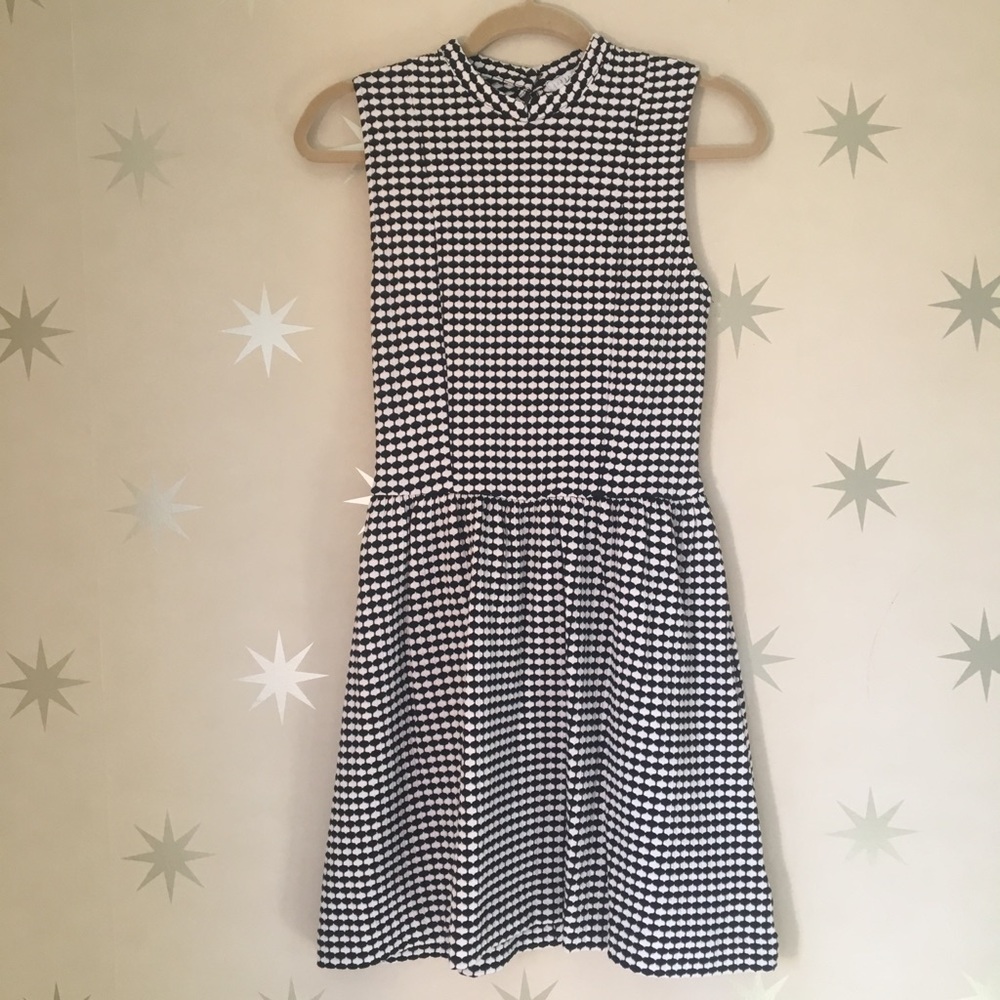 COOPERATIVE black and white mini dress
